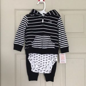 Baby costume, suit Neutral Carter's 3-Piece Little Jacket Set